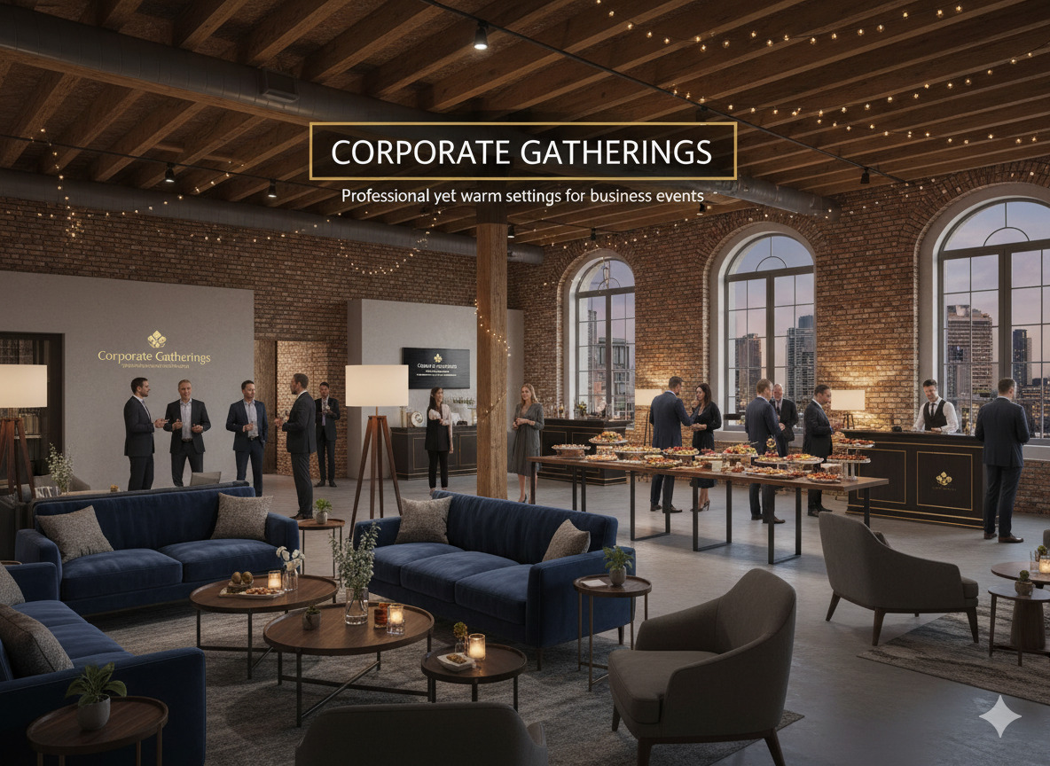 Corporate event setup